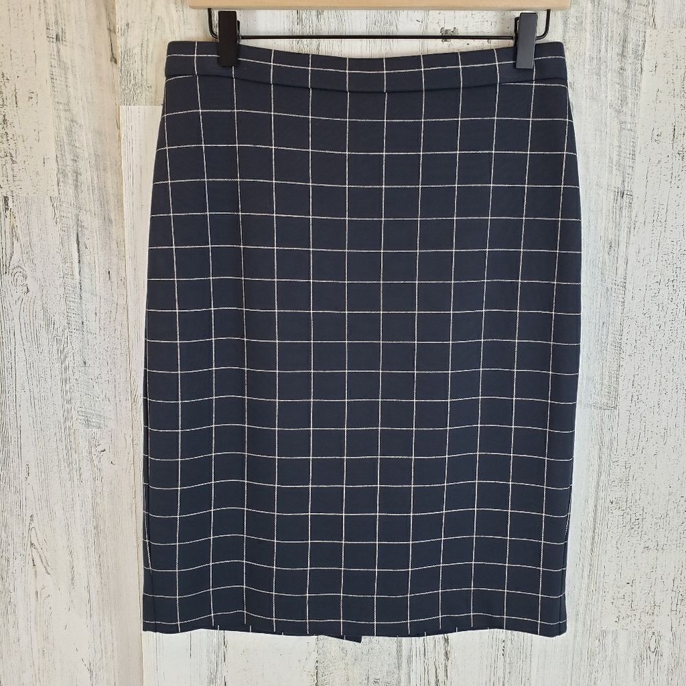 Ann Taylor Window Pane Skirt Sz 4
